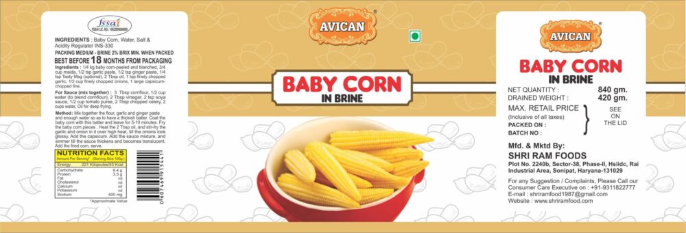 BABY CORN-840G